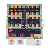 Maxbell Magnetic Alphabet Maze Board Teaching Prop Alphabet Matching Puzzle for Kids