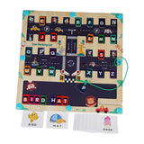 Maxbell Magnetic Alphabet Maze Board Teaching Prop Alphabet Matching Puzzle for Kids