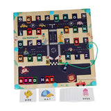 Maxbell Magnetic Alphabet Maze Board Teaching Prop Alphabet Matching Puzzle for Kids
