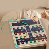 Maxbell Magnetic Alphabet Maze Board Teaching Prop Alphabet Matching Puzzle for Kids