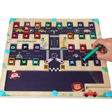 Maxbell Magnetic Alphabet Maze Board Teaching Prop Alphabet Matching Puzzle for Kids