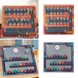 Maxbell Magnetic Alphabet Maze Letter Puzzle Montessori for Girls Boys Birthday Gift plane