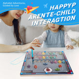 Maxbell Magnetic Alphabet Maze Letter Puzzle Montessori for Girls Boys Birthday Gift plane