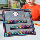 Maxbell Magnetic Alphabet Maze Letter Puzzle Montessori for Girls Boys Birthday Gift plane