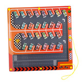 Maxbell Magnetic Alphabet Maze Letter Puzzle Montessori for Girls Boys Birthday Gift car