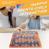Maxbell Magnetic Alphabet Maze Letter Puzzle Montessori for Girls Boys Birthday Gift car