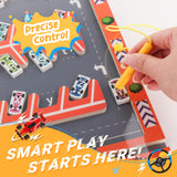 Maxbell Magnetic Alphabet Maze Letter Puzzle Montessori for Girls Boys Birthday Gift car