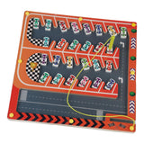 Maxbell Magnetic Alphabet Maze Letter Puzzle Montessori for Girls Boys Birthday Gift car