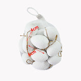Maxbell 24x Easter Eggs Handmade Easter Decor for Party Decoration Art Crafts Making white