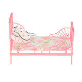 Maxbell 1/12 Scale Miniature Bed Dollhouse Furniture for Children Room Llittle Bear