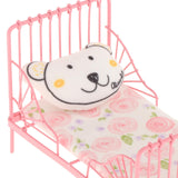 Maxbell 1/12 Scale Miniature Bed Dollhouse Furniture for Children Room Llittle Bear