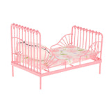 Maxbell 1/12 Scale Miniature Bed Dollhouse Furniture for Children Room Llittle Bear