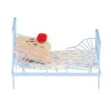 Maxbell 1/12 Scale Miniature Bed Flower Branch Photo Props for Children Room Bedroom