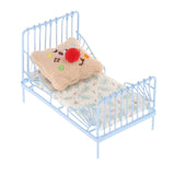 Maxbell 1/12 Scale Miniature Bed Flower Branch Photo Props for Children Room Bedroom