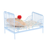 Maxbell 1/12 Scale Miniature Bed Flower Branch Photo Props for Children Room Bedroom