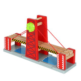 Maxbell Train Railway Tracks Bridge Wooden Train Accessories for Boys Children Girls