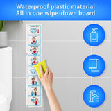 Maxbell Visual Schedule Education Toilet Training Chart for Home Homeschool Toddlers