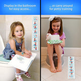 Maxbell Visual Schedule Education Toilet Training Chart for Home Homeschool Toddlers