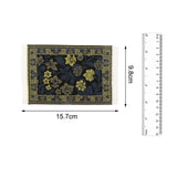 Maxbell Dollhouse Carpet Scene Handmade Accessories Woven 1:12 Scale 3.86'' x 6.18''
