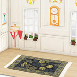 Maxbell Dollhouse Carpet Scene Handmade Accessories Woven 1:12 Scale 3.86'' x 6.18''