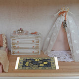 Maxbell Dollhouse Carpet Scene Handmade Accessories Woven 1:12 Scale 3.86'' x 6.18''