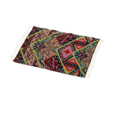 Maxbell 1/12 Dollhouse Carpet Woven Accessory Pretend Toy Furniture Toys Welcome Mat