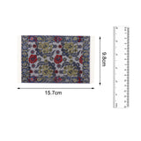 Maxbell Miniature Dollhouse Carpet Woven Door Mat for 1:12 Dollhouse Accessory Scene