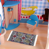 Maxbell Miniature Dollhouse Carpet Woven Door Mat for 1:12 Dollhouse Accessory Scene