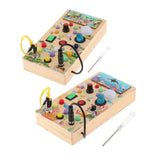 Maxbell Switch Light Toy Wooden Sensory Toy for Children Toddlers 1-3 Birthday Gifts animal