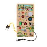 Maxbell Switch Light Toy Wooden Sensory Toy for Children Toddlers 1-3 Birthday Gifts animal