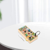 Maxbell Switch Light Toy Wooden Sensory Toy for Children Toddlers 1-3 Birthday Gifts animal