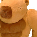 Maxbell Muscle Capybara Plush Toy Brown Capybara Figure Toy for Boy Girl Kids Adults