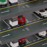 Maxbell 1/64 Diorama Car Parking Lot Display Case Layout Model Car Garage Home Decor