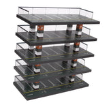 Maxbell 1/64 Diorama Car Parking Lot Display Case Layout Model Car Garage Home Decor