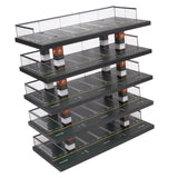 Maxbell 1/64 Diorama Car Parking Lot Display Case Layout Model Car Garage Home Decor