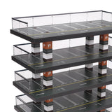 Maxbell 1/64 Diorama Car Parking Lot Display Case Layout Model Car Garage Home Decor