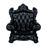 Maxbell 1/12 Dollhouse Single Sofa Pretend Play Dioramas Mini Sofa Chair DIY Scenery black