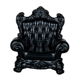 Maxbell 1/12 Dollhouse Single Sofa Pretend Play Dioramas Mini Sofa Chair DIY Scenery black