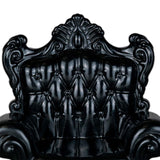 Maxbell 1/12 Dollhouse Single Sofa Pretend Play Dioramas Mini Sofa Chair DIY Scenery black