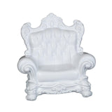 Maxbell 1/12 Dollhouse Single Sofa Pretend Play Dioramas Mini Sofa Chair DIY Scenery white