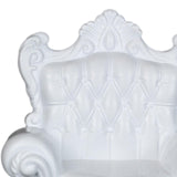 Maxbell 1/12 Dollhouse Single Sofa Pretend Play Dioramas Mini Sofa Chair DIY Scenery white