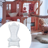 Maxbell 1:12 Dollhouse Sofa Model Simulated Miniature Living Room Furniture Building white