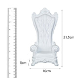 Maxbell 1:12 Dollhouse Sofa Model Simulated Miniature Living Room Furniture Building white