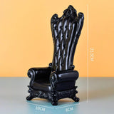 Maxbell 1:12 Dollhouse Sofa Model Simulated Miniature Living Room Furniture Building black