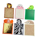 Maxbell 6Pcs Sensory Mats Animal Sensory Tiles for Exploration Fine Motor Playgroups