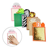 Maxbell 6Pcs Sensory Mats Animal Sensory Tiles for Exploration Fine Motor Playgroups