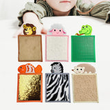 Maxbell 6Pcs Sensory Mats Animal Sensory Tiles for Exploration Fine Motor Playgroups