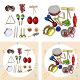 Maxbell Montessori Percussion Instrument Kids Baby Drum Set for Babies Birthday Gift