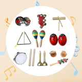 Maxbell Montessori Percussion Instrument Kids Baby Drum Set for Babies Birthday Gift