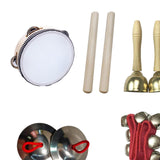 Maxbell Montessori Percussion Instrument Kids Baby Drum Set for Babies Birthday Gift